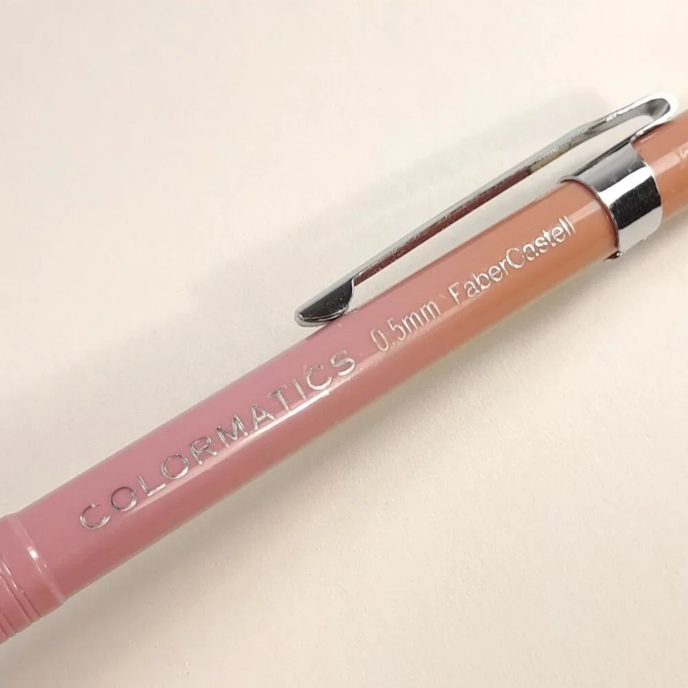 Vintage‎ Faber Castell Colormatics Mechanical Pencil light dusty pink Japan